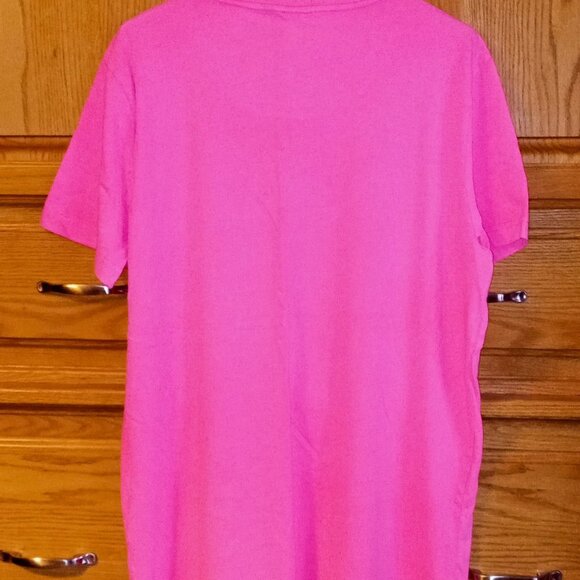 NWOT Victoria's Secret Women's Pink Short Sleeve Atomic Pink/Pink Fire Tee - Picture 5 of 8